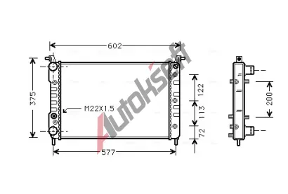 AVA QUALITY COOLING Chladi vody AVA FT2224, FT2224