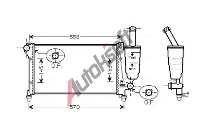 AVA QUALITY COOLING Chladi vody AVA FT2291, FT2291