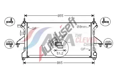 AVA QUALITY COOLING Chladi� vody ** CLEVER FIT ** AVA FT2453, FT2453
