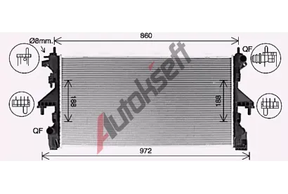 AVA QUALITY COOLING Chladi vody AVA FT2481, FT2481