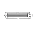 Chladi� vzduchu intercooler&nbsp;AVA QUALITY COOLING&nbsp;&dash;&nbsp;AVA FT4392