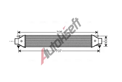 AVA QUALITY COOLING Chladi� vzduchu intercooler AVA FT4392, FT4392