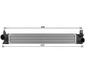 Chladi vzduchu intercooler AVA QUALITY COOLING ‐ AVA FT4482
