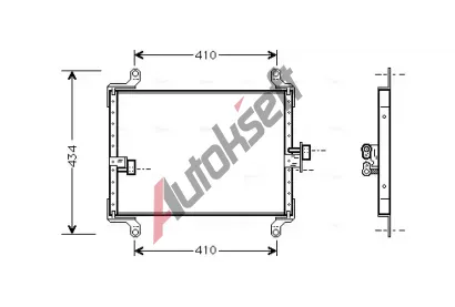 AVA QUALITY COOLING Kondenztor klimatizace AVA FT5206, FT5206