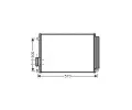 Kondenztor klimatizace AVA QUALITY COOLING ‐ AVA FT5347D