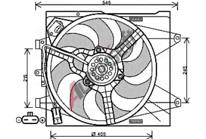 AVA QUALITY COOLING Vtrk chlazen motoru AVA FT7564, FT7564