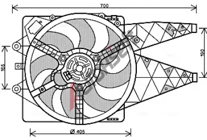 AVA Clever Choice V�tr�k chlazen� motoru AVA FT7567, FT7567