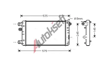 AVA QUALITY COOLING Chladič vody AVA FTA2239, FTA2239  AVA QUALITY COOLING Chladič vody AVA FTA2239, FTA2239