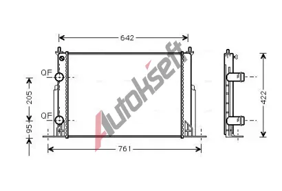 AVA QUALITY COOLING Chladi vody AVA FTA2244, FTA2244