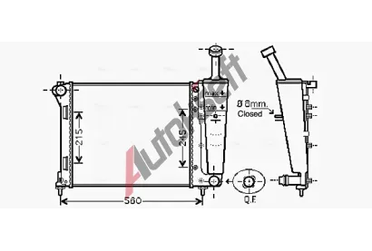 AVA QUALITY COOLING Chladi vody AVA FTA2345, FTA2345