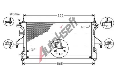 AVA QUALITY COOLING Chladi vody AVA FTA2399, FTA2399