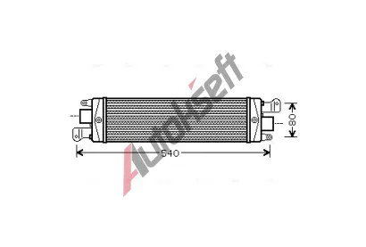 AVA QUALITY COOLING Chladi� vzduchu intercooler AVA FTA4337, FTA4337