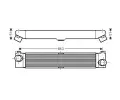 Chladi vzduchu intercooler AVA QUALITY COOLING ‐ AVA FTA4360