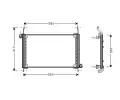 Kondenztor klimatizace AVA QUALITY COOLING ‐ AVA FTA5127