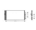 Kondenztor klimatizace AVA QUALITY COOLING ‐ AVA FTA5298D