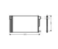 Kondenztor klimatizace AVA QUALITY COOLING ‐ AVA FTA5314D