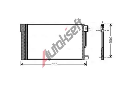 AVA QUALITY COOLING Kondenztor klimatizace AVA FTA5314D, FTA5314D