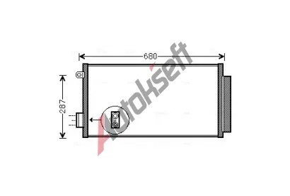 AVA QUALITY COOLING Kondenztor klimatizace AVA FTA5411D, FTA5411D