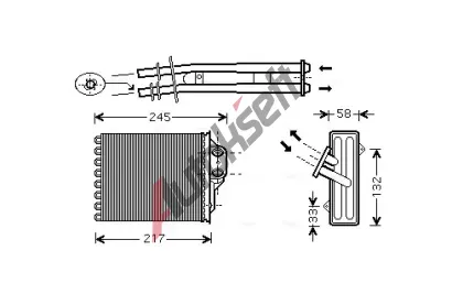 AVA QUALITY COOLING Vmnk tepla vnitnho vytpn AVA FTA6350, FTA6350