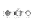 AVA QUALITY COOLING Kompresor klimatizace ‐ AVA FTAK366