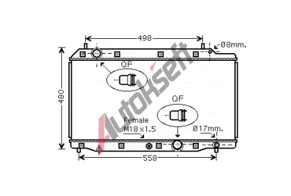 AVA QUALITY COOLING Chladi� vody AVA HD2215, HD2215