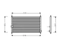 Kondenztor klimatizace AVA QUALITY COOLING ‐ AVA HD5062
