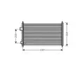 Kondenztor klimatizace AVA QUALITY COOLING ‐ AVA HD5165