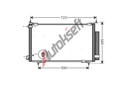 AVA QUALITY COOLING Kondenztor klimatizace AVA HD5201D, HD5201D