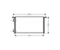 Kondenztor klimatizace AVA QUALITY COOLING ‐ AVA HD5210