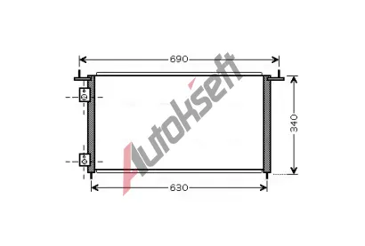 AVA QUALITY COOLING Kondenztor klimatizace AVA HD5210, HD5210