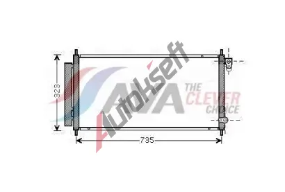 AVA QUALITY COOLING Kondenztor klimatizace ** CLEVER FIT ** AVA HD5222D, HD5222D