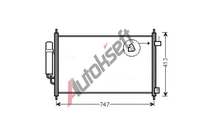 AVA QUALITY COOLING Kondenztor klimatizace AVA HD5233D, HD5233D