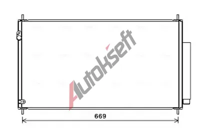 AVA QUALITY COOLING Kondenzátor klimatizace AVA HD5290D, HD5290D AVA QUALITY COOLING Kondenzátor klimatizace AVA HD5290D, HD5290D