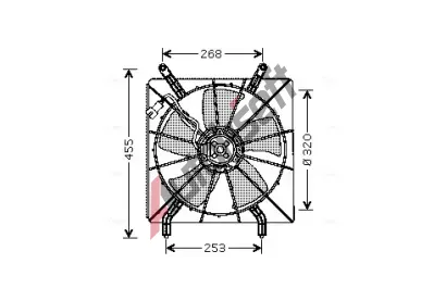 AVA QUALITY COOLING V�tr�k chlazen� motoru AVA HD7519, HD7519
