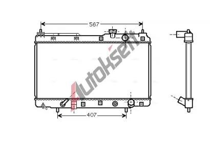 AVA QUALITY COOLING Chladi vody AVA HDA2104, HDA2104