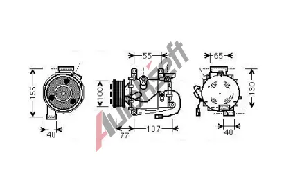 AVA QUALITY COOLING Kompresor klimatizace AVA HDAK232, HDAK232