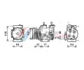 Kompresor klimatizace AVA QUALITY COOLING ‐ AVA HDAK275