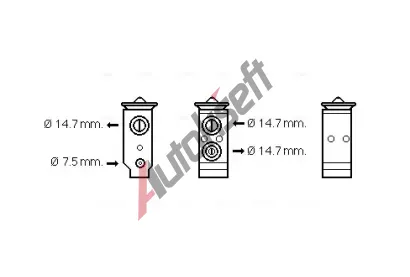 AVA QUALITY COOLING Expanzn ventil klimatizace AVA HY1325, HY1325