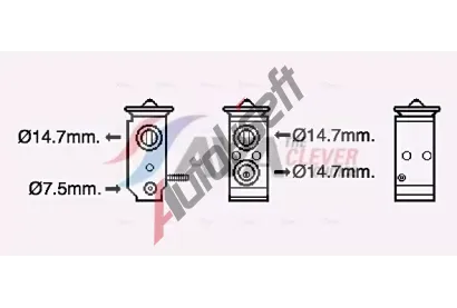 AVA QUALITY COOLING Expanzn� ventil klimatizace AVA HY1579, HY1579