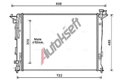 AVA QUALITY COOLING Chladi vody AVA HY2283, HY2283