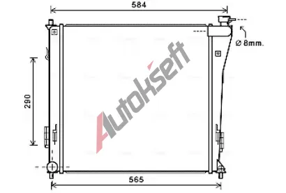 AVA QUALITY COOLING Chladi vody AVA HY2303, HY2303