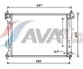 Chladi� vody&nbsp;AVA QUALITY COOLING&nbsp;&dash;&nbsp;AVA HY2428