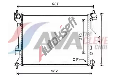 AVA QUALITY COOLING Chladič vody AVA HY2428, HY2428 AVA QUALITY COOLING Chladič vody AVA HY2428, HY2428