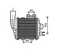 Chladi vzduchu intercooler AVA QUALITY COOLING ‐ AVA HY4226