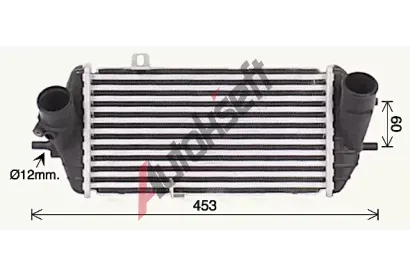 AVA QUALITY COOLING Chladi vzduchu intercooler AVA HY4468, HY4468