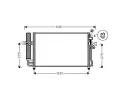 Kondenztor klimatizace AVA QUALITY COOLING ‐ AVA HY5087D