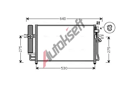 AVA QUALITY COOLING Kondenztor klimatizace AVA HY5087D, HY5087D