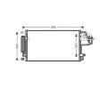 Kondenztor klimatizace AVA QUALITY COOLING ‐ AVA HY5156D