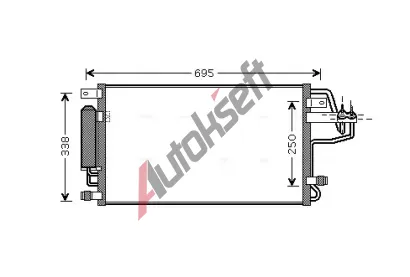 AVA QUALITY COOLING Kondenztor klimatizace AVA HY5156D, HY5156D