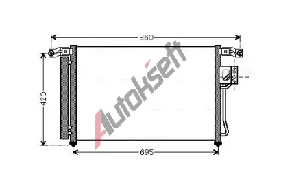 AVA QUALITY COOLING Kondenztor klimatizace AVA HY5175D, HY5175D